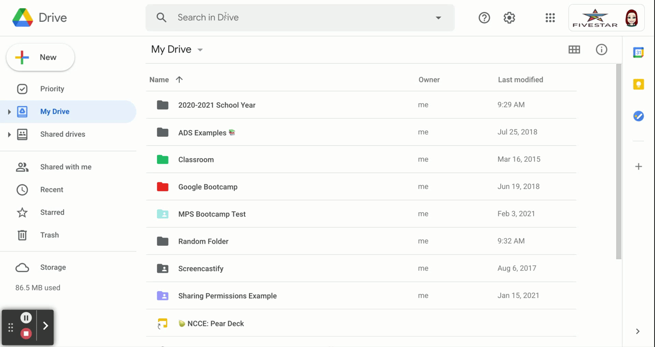 Locate Files in Drive