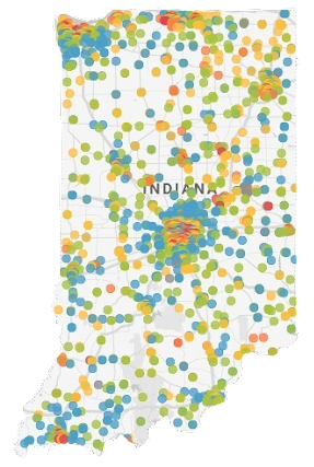 Indiana District Comparison Dashboard