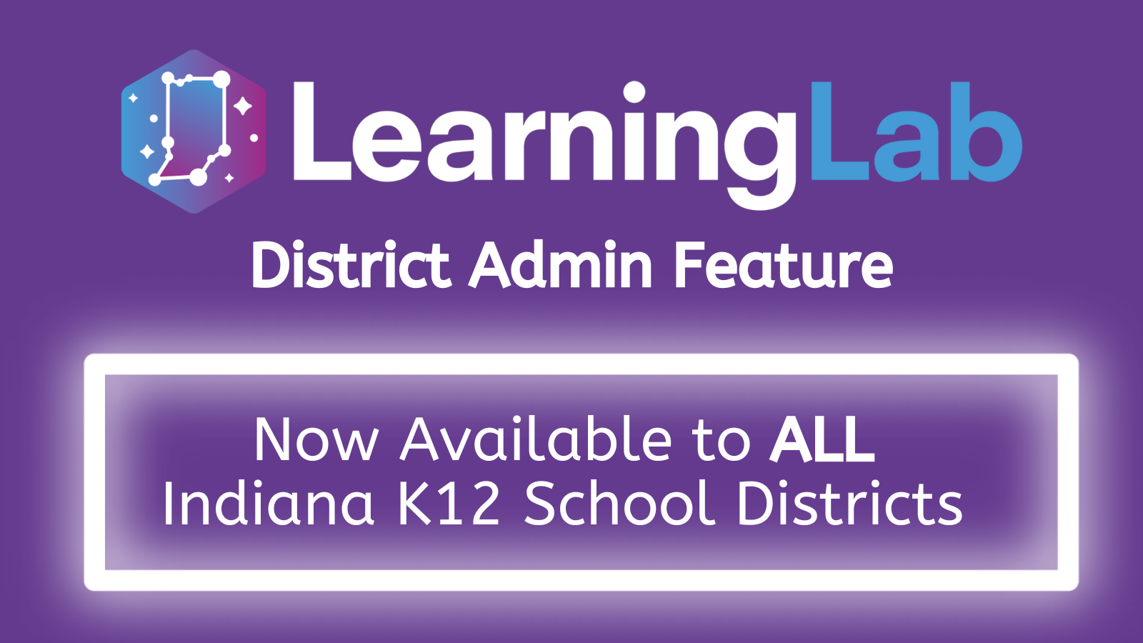 Indiana Learning Lab District Admin Feature