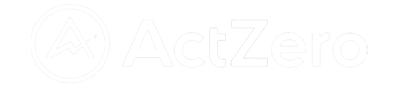 ActZero Logo White